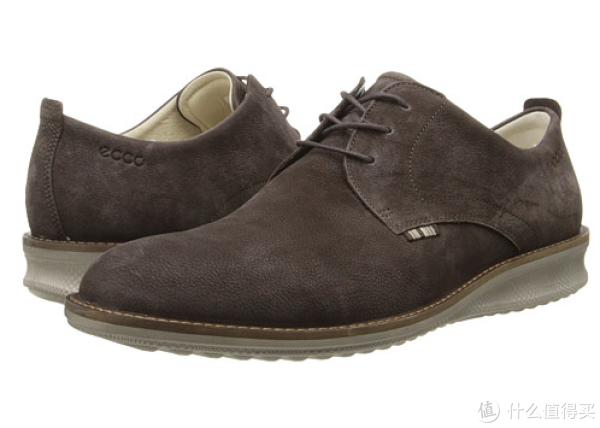 ecco 爱步 Contoured Plain Toe Tie 男士休闲皮鞋