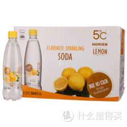 5°C活力恩 含气果味苏打饮料PET 柠檬味 500ml瓶X15