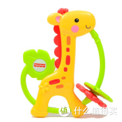 Fisher-Price 费雪 Y6582 缤纷动物之长颈鹿牙胶摇铃组