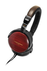 audio-technica 铁三角 ATH-ESW9A 头戴式耳机（实木+羊皮材质）