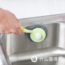李厚记 长柄钢丝锅刷+刷头*2