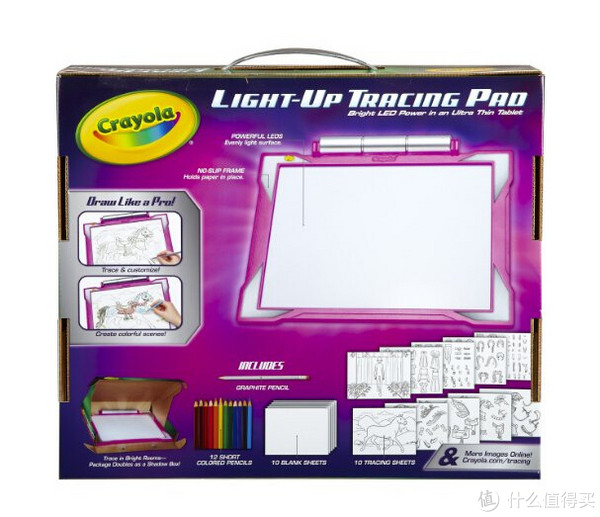 中亚海外购：Crayola 绘儿乐 Light Up Tracing Pad  闪亮素描板
