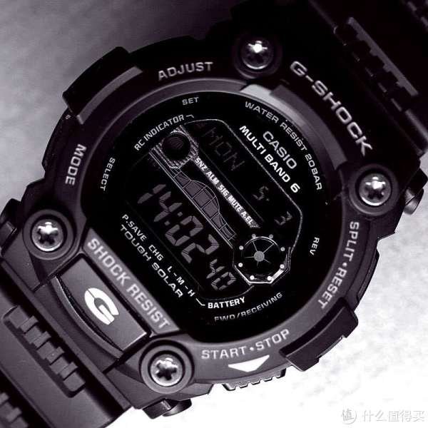 CASIO 卡西欧 G-Shock GW7900B-1 男款太阳能电波表(六局电波,月相潮汐)