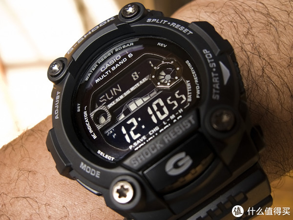 CASIO 卡西欧 G-Shock GW7900B-1 男款太阳能电波表(六局电波,月相潮汐)
