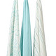 aden+anais rayon from bamboo fiber muslin swaddle 多功能包巾 3条装