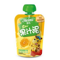 Heinz 亨氏 乐维滋果汁泥-苹果香橙 (1-3岁适用) 120g