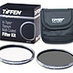 Tiffen 天芬 77mm 多层钛镀膜UV和CPL滤镜套装