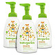 再降价：BabyGanics 甘尼克宝宝 Foaming Dish and Bottle Soap 泡沫餐具清洁剂 473ml*3瓶装