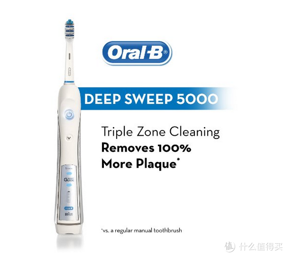 Oral-B 欧乐-B Professional Deep Sweep 5000 D345655XP 声波电动牙刷（6刷头版）