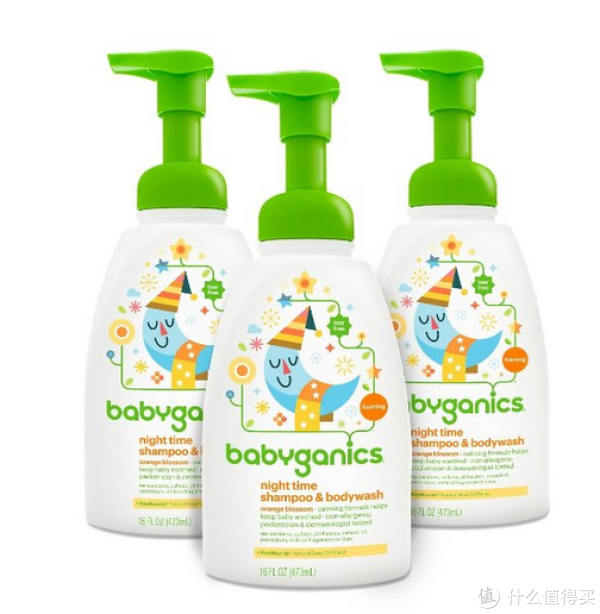 BabyGanics 甘尼克宝宝 Fun Shampoo + Body Wash 宝宝泡泡沐浴洗发二合一 橙花味 473ml*3瓶