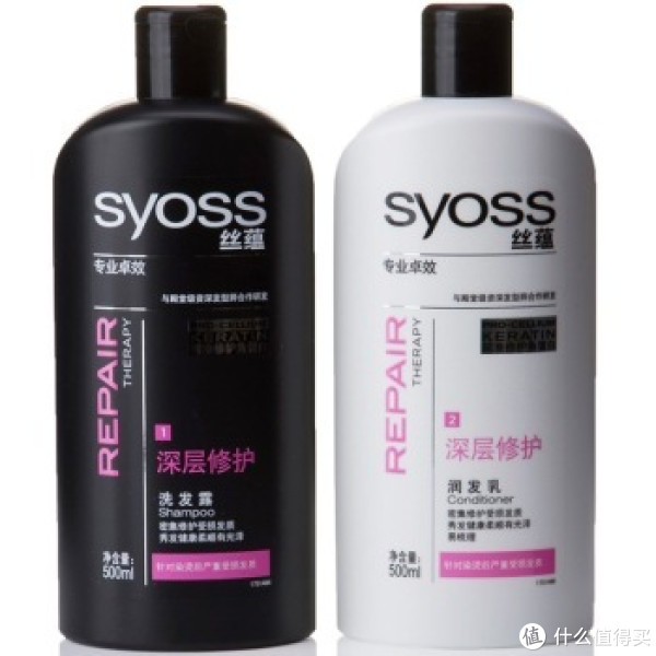 移动端:syoss 丝蕴 深层修护洗护套装(洗发露500ml+润发乳500ml)+ 丝蕴滋养强韧润发乳750ml