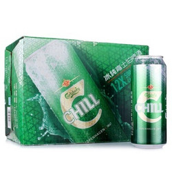 嘉士伯（Carlsberg） 冰纯啤酒 500ml*12听*2