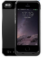 苹果超薄iphone5s 5专用背夹电池 手机壳充电宝 金属背夹移动电源