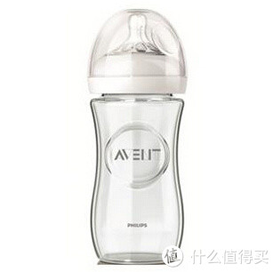 AVENT 新安怡 SCF673/17 宽口自然原生 玻璃奶瓶240ml*3个+凑单品