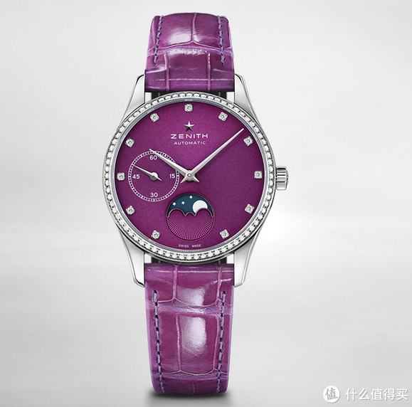 Zenith 真力时 Elite Violet Dial 16.2310.692/92.c750 女士机械腕表