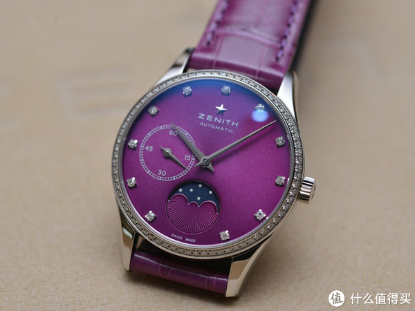 Zenith 真力时 Elite Violet Dial 16.2310.692/92.c750 女士机械腕表