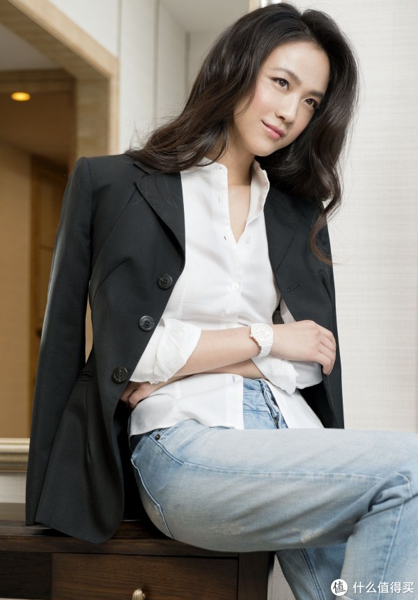 Rado 雷达 True Thinline 真我系列 R27958709 女士超薄陶瓷时装腕表