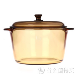 Luminarc 乐美雅 VITRO玻璃 琥珀色透明圆锅 3L