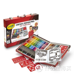 Prime会员专享：Crayola 绘儿乐 Virtual Design Pro-Cars 数码咔咔 极速小子 水彩笔铅笔绘画套装