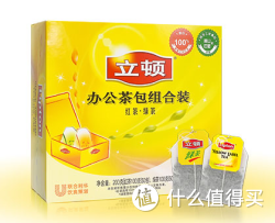 QQ端：Lipton 立顿 办公室组合装（红茶50包+绿茶50包）*2件