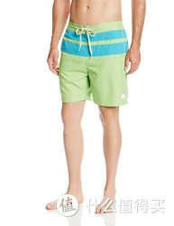 凑单品：Caribbean Joe Striped E-Board男士游泳短裤