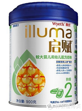 限华东：Wyeth 惠氏 启赋 较大婴幼儿配方奶粉 2段 900g