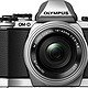 OLYMPUS 奥林巴斯 OM-D E-M10 M4/3 可换镜头数码相机 银色/黑色 （带14-42EZ电动饼干）