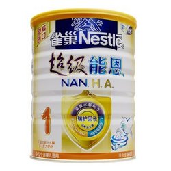 Nestle 雀巢 超级能恩适度水解配方婴儿配方奶粉1段(0-12个月) 800g