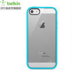 贝尔金  高端苹果iPhone5s超薄透明糖果系列 手机保护套 + 贝尔金iPhone5s玻璃贴膜