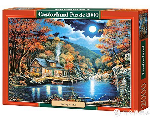 Castorland 巧思 湖边月色 200504 进口拼图 2000片