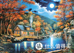 Castorland 巧思 湖边月色 200504 进口拼图 2000片
