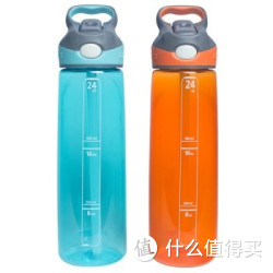 contigo 康迪克 HBC-ADN030 运动吸管杯套装（天蓝色750ml+橙色750ml）