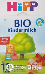 HiPP 喜宝 Bio Kindermilch ab 1 有机婴幼儿奶粉1+段（4*800g）