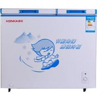 KONKA 康佳 BCD-206DZP 206升双门冷柜（白色）