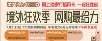 海淘活动：上海银行信用卡 海淘消费