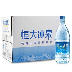 恒大冰泉 长白山天然矿泉水 1250ML*12整箱*2