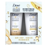 【电商凑单品】Dove 多芬 致润奢护 精选装(体验装)(洗发乳40ml+发膜护发素40ml)