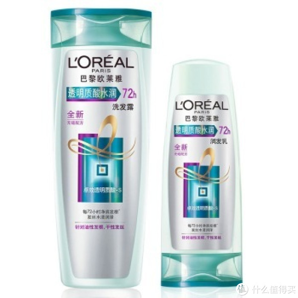 L'OREAL PARIS 巴黎欧莱雅 透明质酸1+1超值装（洗发露400ml+润发乳200ml）