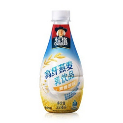 【电商凑单品】QUAKER 桂格 高纤燕麦乳麦香原味350ML