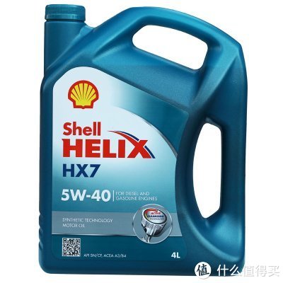 Shell 壳牌 Helix 蓝喜力 HX7 半合成机油 4L（SN级、5W-40）