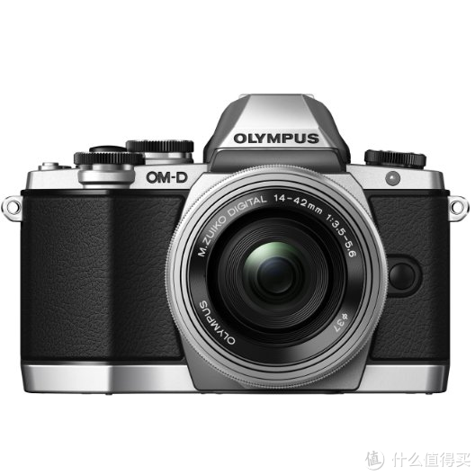 OLYMPUS 奥林巴斯 OM-D E-M10 M4/3 可换镜头数码相机 银色 （带14-42EZ电动饼干）