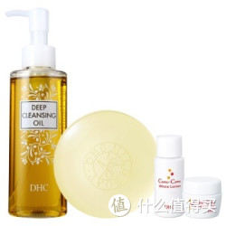 DHC 蝶翠诗 双重洁面超值组（卸妆油+滋养皂）+橄榄卸妆油超值组合+ freeplus 净润洗面霜+洁面粉 