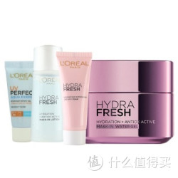 移动端：L'OREAL PARIS 巴黎欧莱雅 清润补水套装（膜力霜+护肤旅行3件套）*2+凑单品