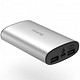 【品质联盟】 羽博 10200毫安 双USB输出 X3 移动电源充电宝 灰色 通用手机平板