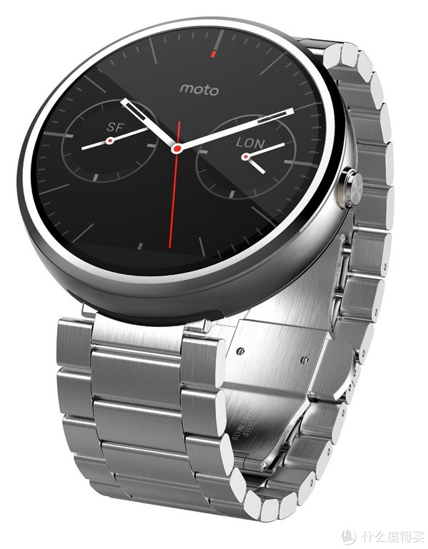 MOTOROLA 摩托罗拉 Moto 360 智能手表 钢质表带