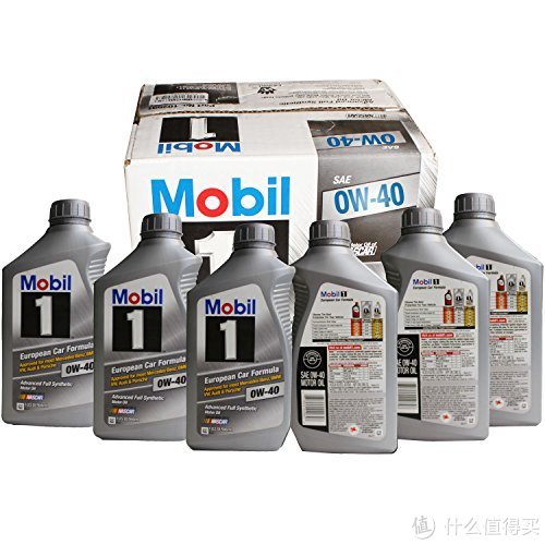 Mobil 美孚 0W-40 1号全合成润滑油 946ml*6支