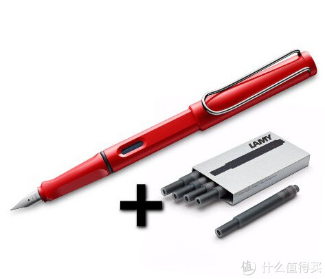 LAMY 凌美 Safari 狩猎者系列  F笔尖  钢笔+5根墨胆套装