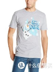凑单品：Disney 迪士尼 Frozen Olaf Mr. Cool 男款短袖T恤