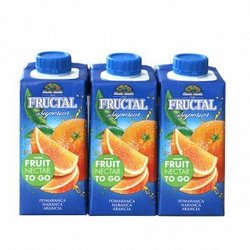 【电商凑单品】FRUCTAL  富拉卡特 橙子汁饮料 200ml*3