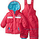 Pink Platinum Baby Girls' Athletic Snowsuit Set